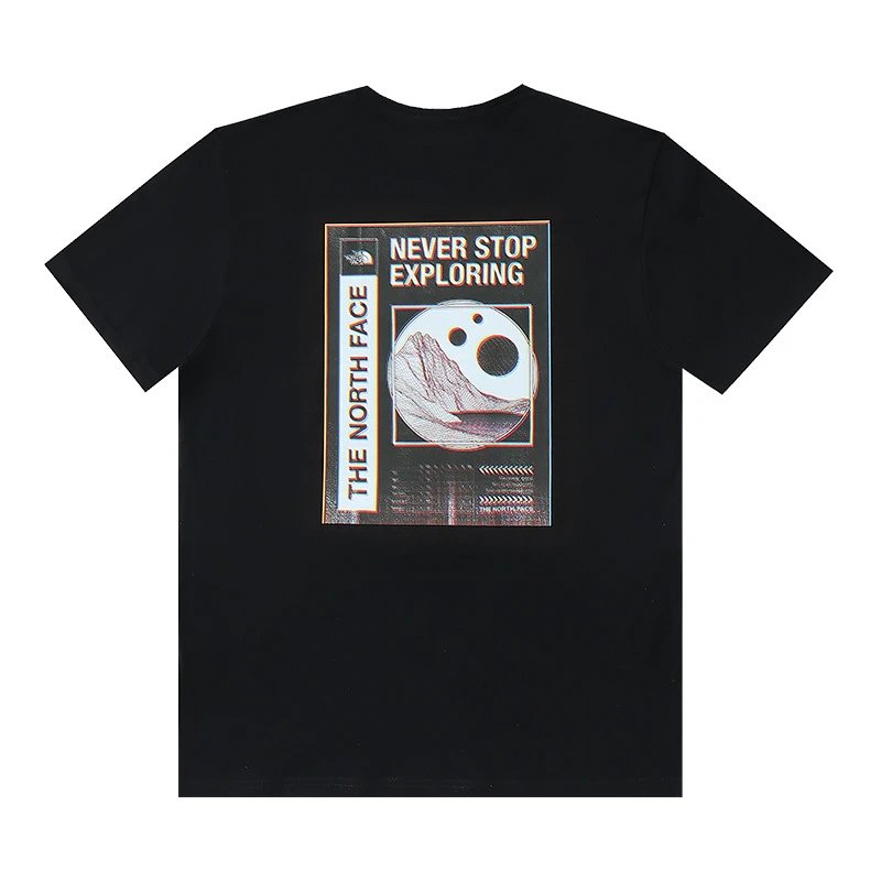 The North Face T-Shirts Short-Sleeve Graphic Logo Print — 01