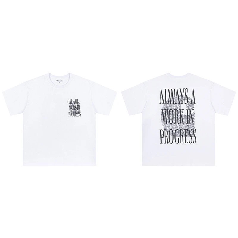 Carhartt T-Shirts Logo Print — 8016 white