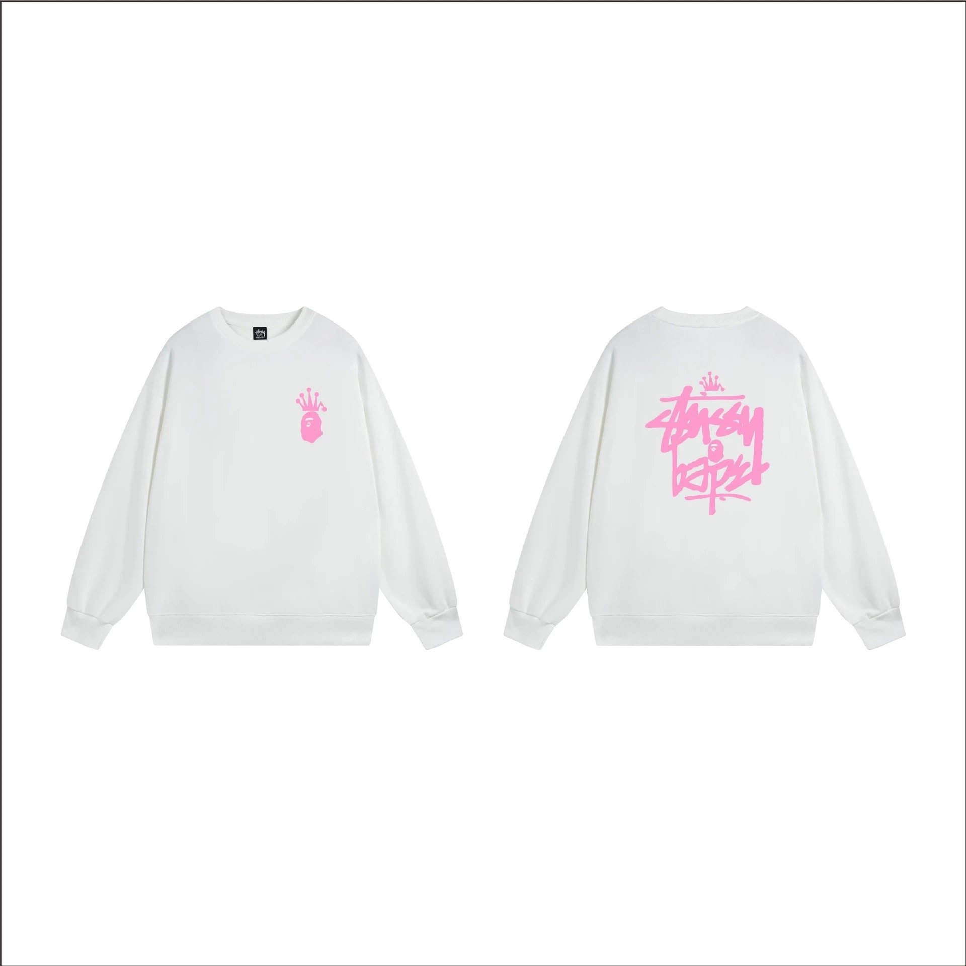 Stüssy Hoodies & Sweatshirts Crewneck Sweatshirt with Ape Head Graphic — 22