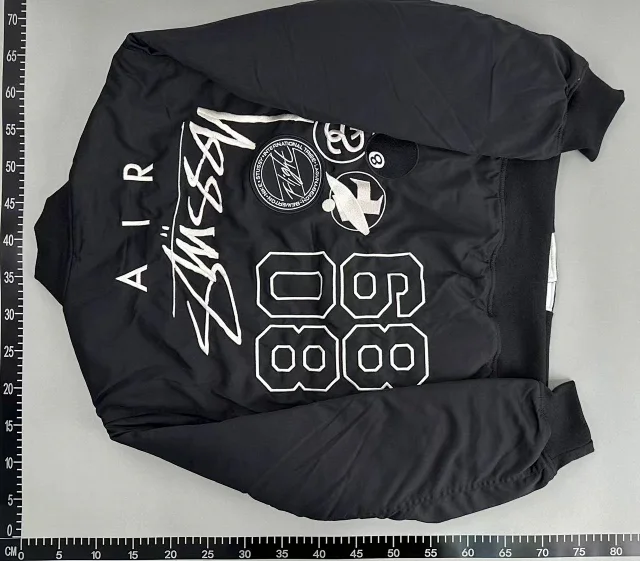 Stüssy Jackets Patchwork varsity bomber jacket product detail image 3
