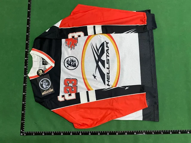 Hellstar T-Shirts Mesh football jersey graphic product detail image 2