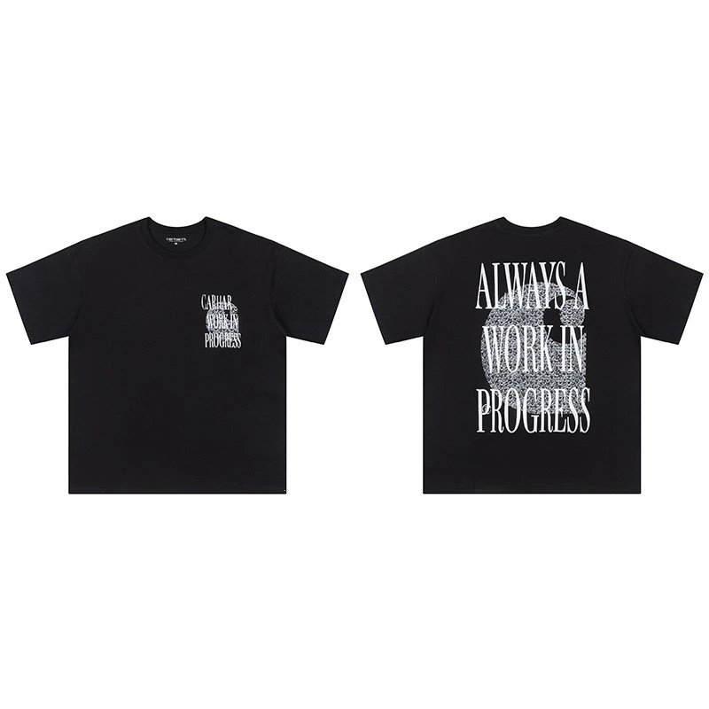 Carhartt T-Shirts Logo Print — 8016 black