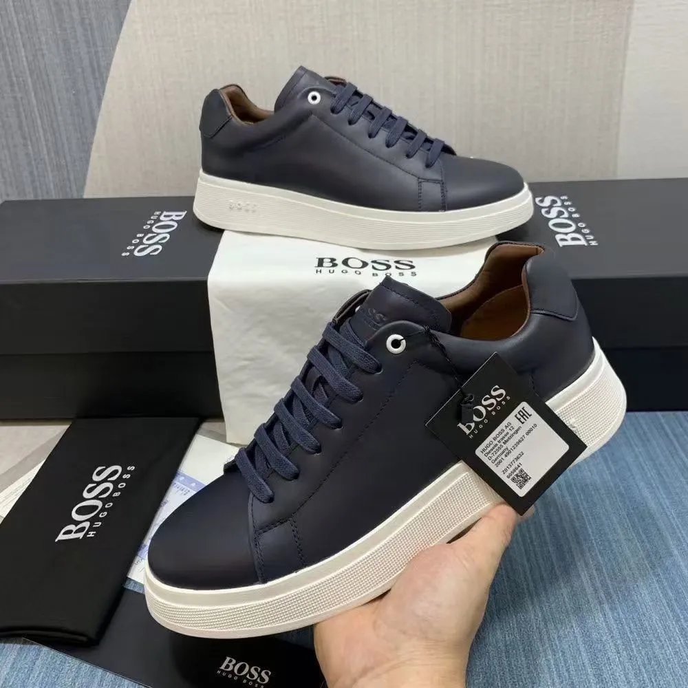 BOSS Sneakers Suede low-top lace-up — 11
