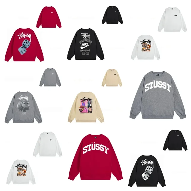 Stüssy Hoodies & Sweatshirts Crewneck Graphic Sweatshirt product detail image 4