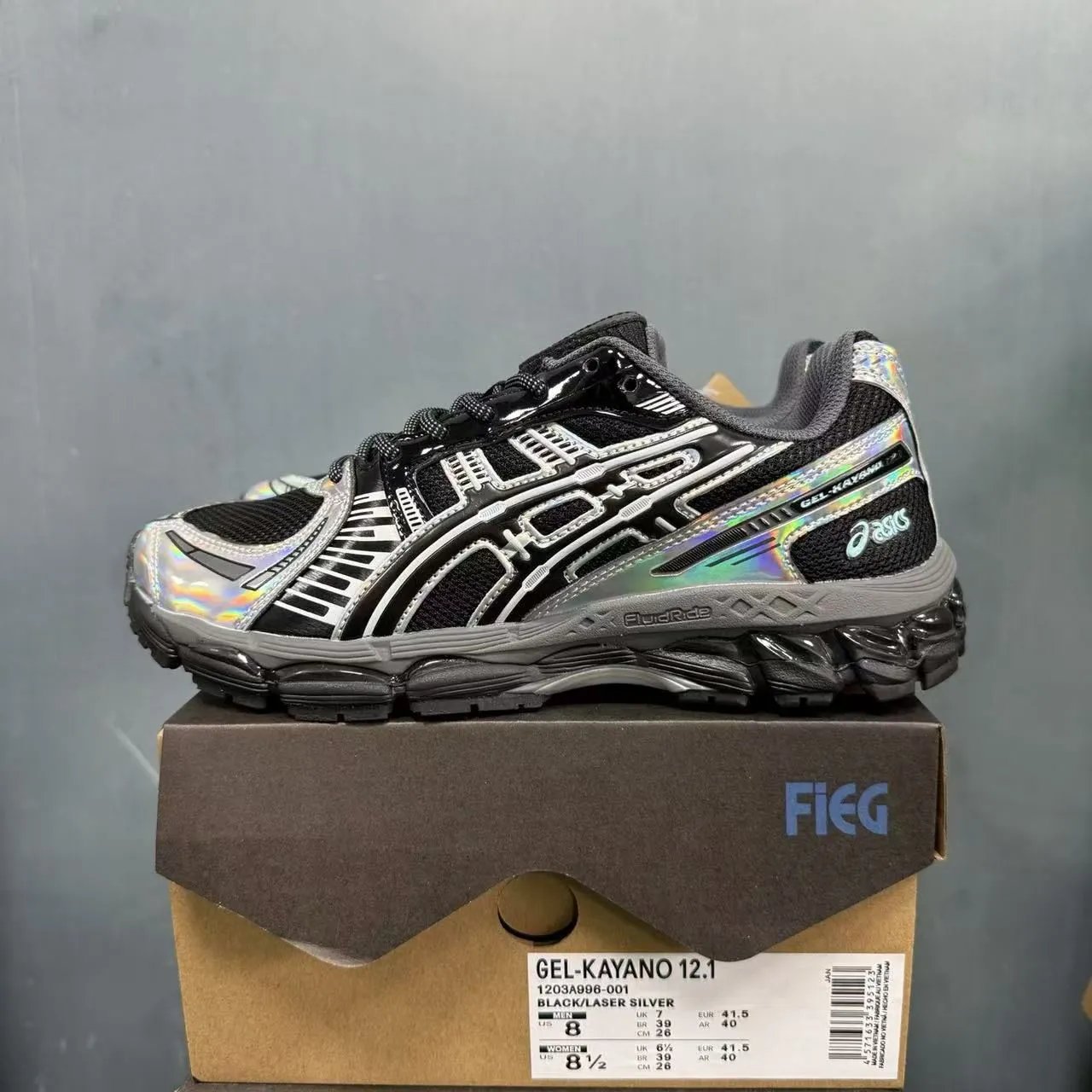ASICS Sneakers GEL-KAYANO 12.1 — Black radium color