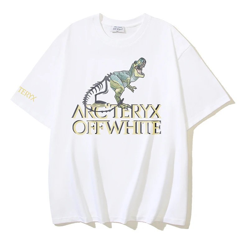 Off-White T-Shirts Short-Sleeve Logo Graphic T-Shirt — 163 white