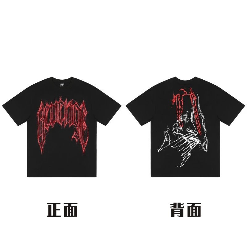 Revenge T-Shirts Gothic Logo Graphic — 38
