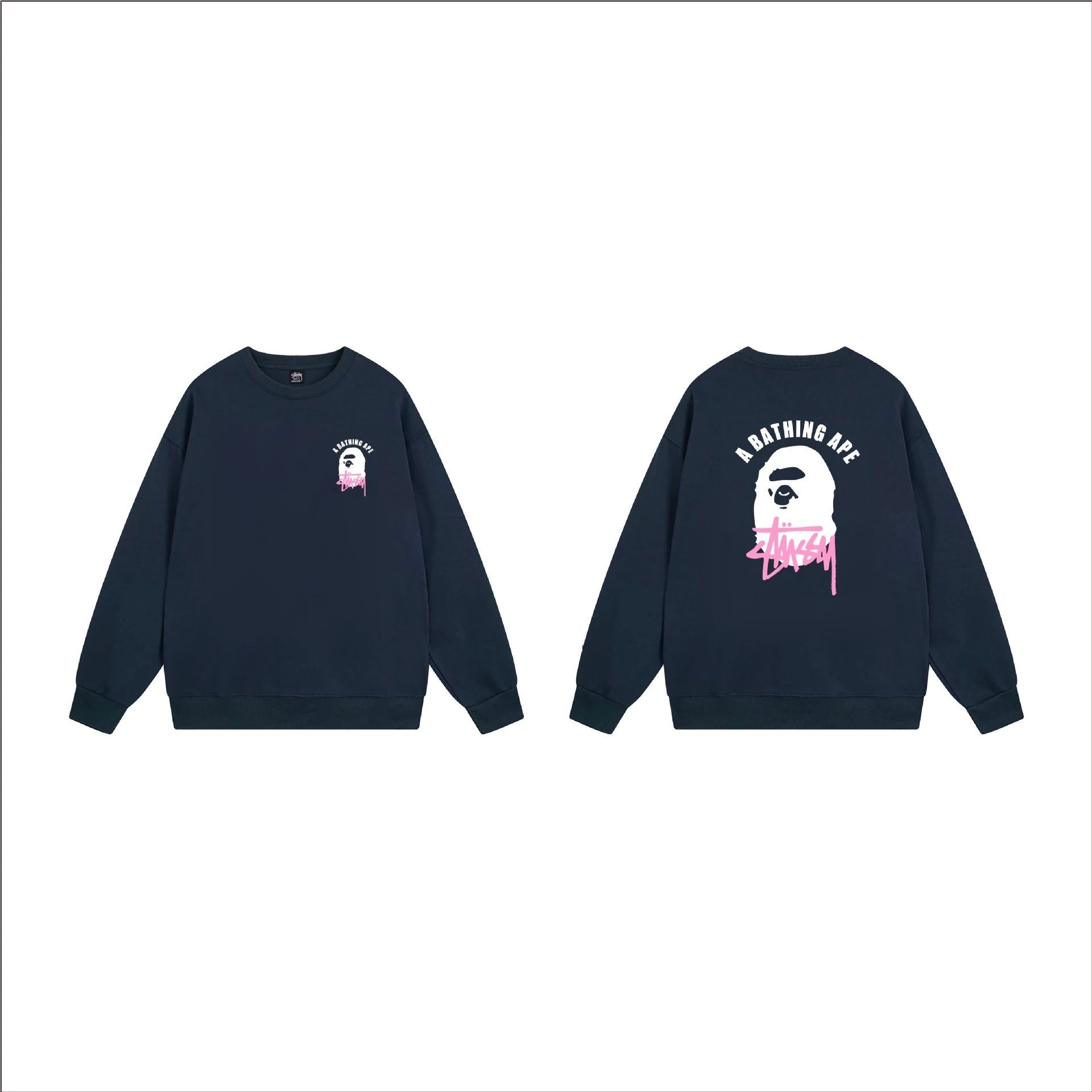 Stüssy Hoodies & Sweatshirts Crewneck Sweatshirt with Ape Head Graphic — 2