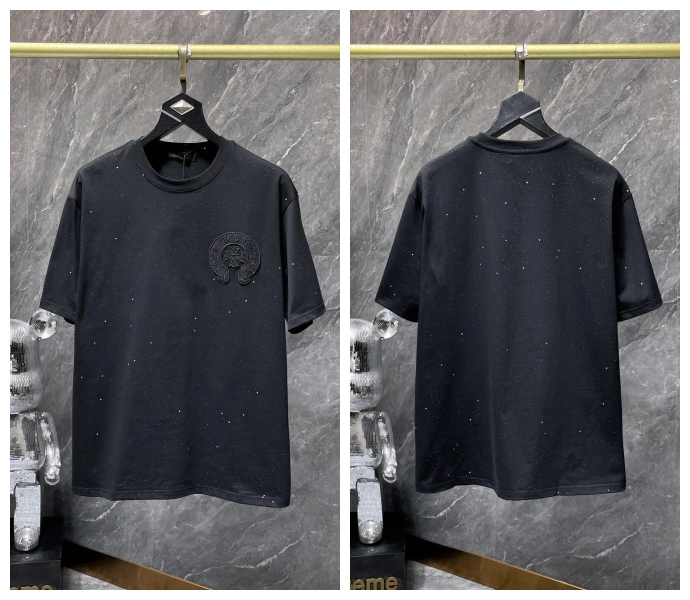 Chrome Hearts T-Shirts KLX09 graphic short-sleeve — 9