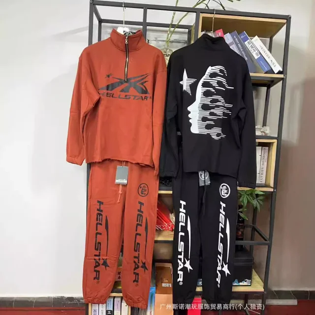 Hellstar Hoodies & Sweatshirts Graphic quarter-zip sweatshirt product detail image 24