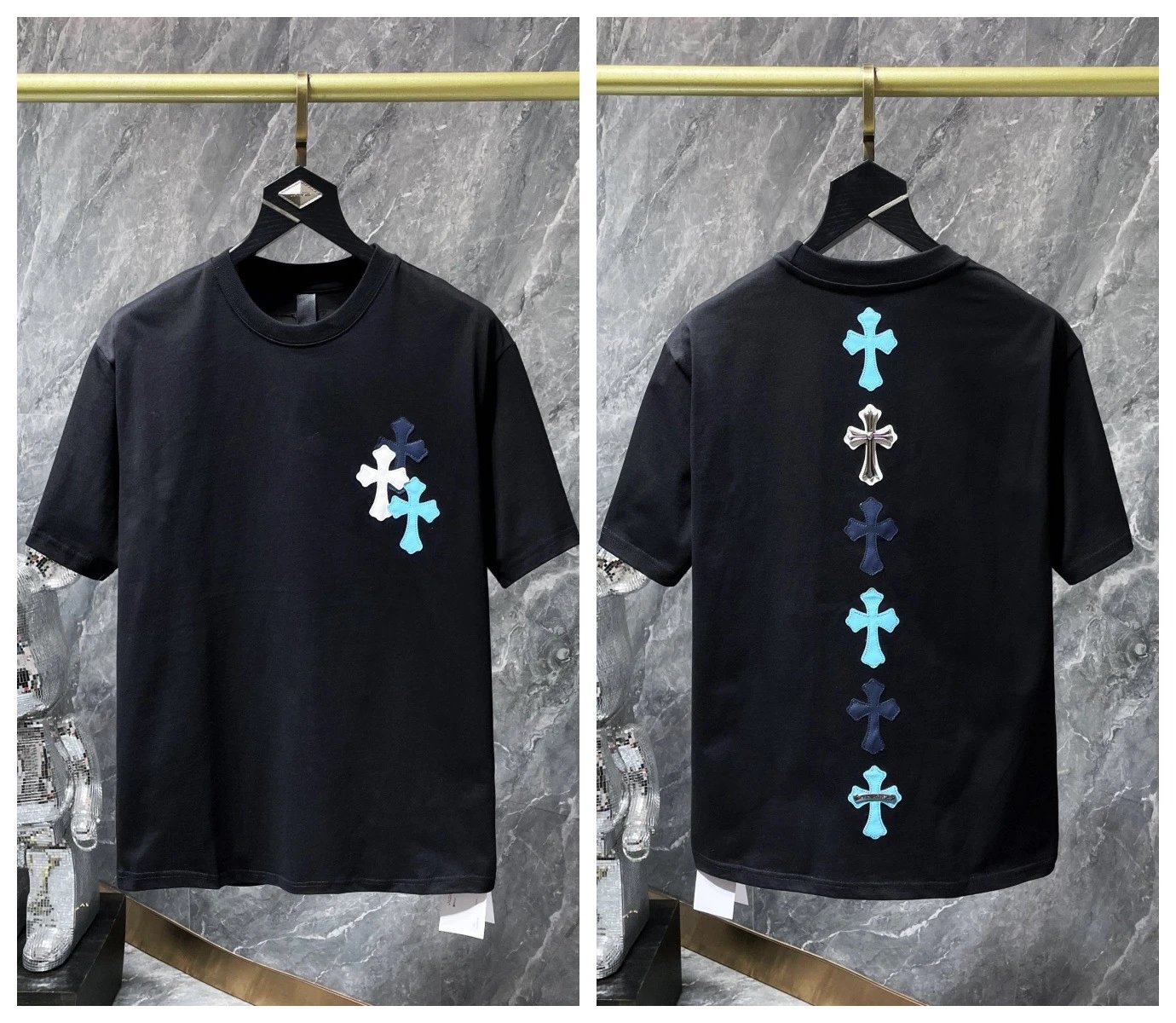 Chrome Hearts T-Shirts KLX09 graphic short-sleeve — 27