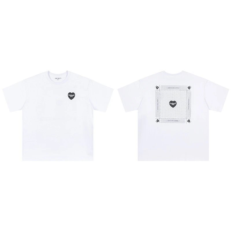 Carhartt T-Shirts Logo Print — 8021 white