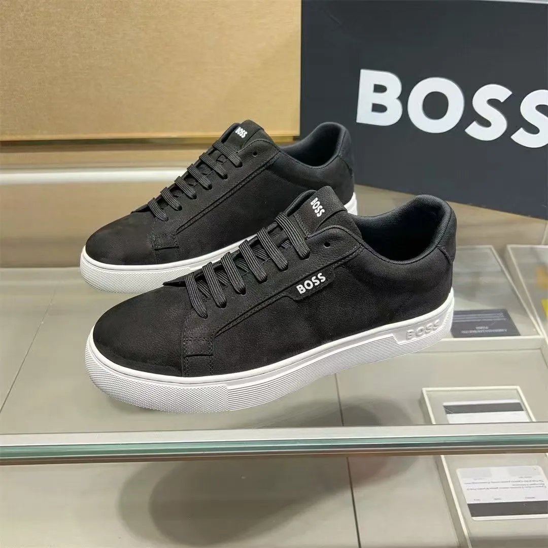 BOSS Sneakers Suede low-top lace-up — 07