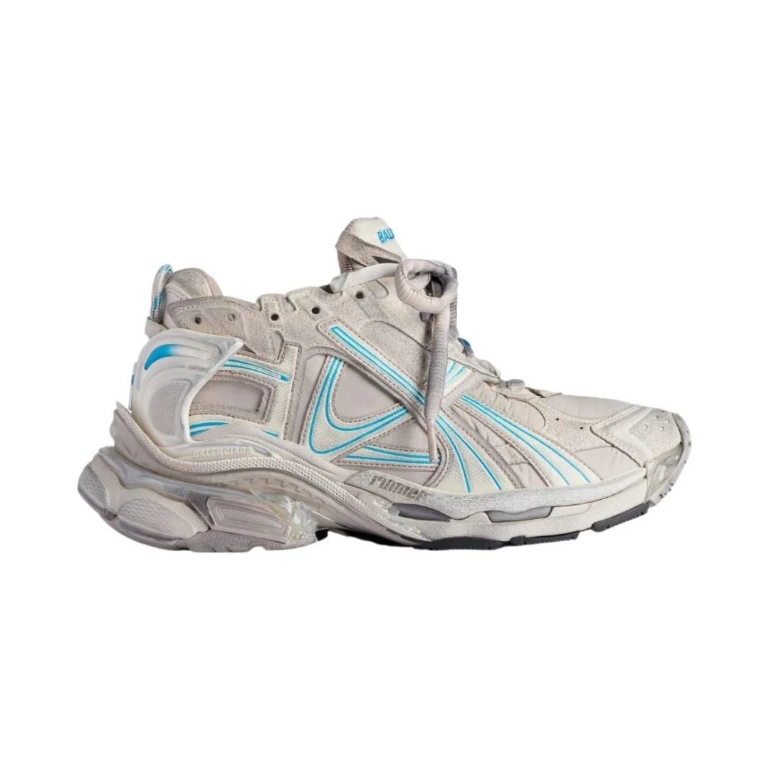 Balenciaga Sneakers Runner 7.5 — Maroon Grayish Blue