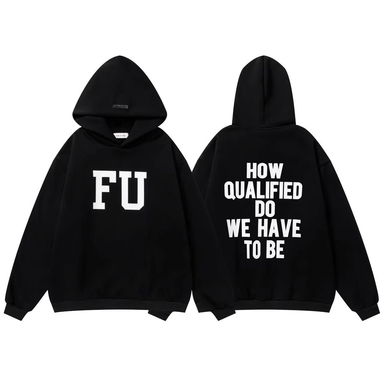 Fear of God Hoodies & Sweatshirts Essentials logo-print hooded sweatshirt — 3979 Black