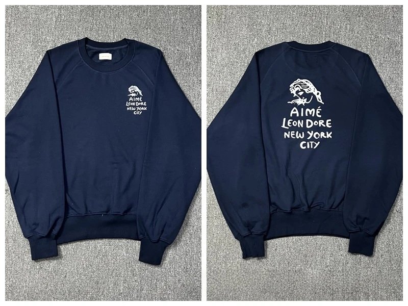 Aimé Leon Dore Hoodies & Sweatshirts Logo Print Crewneck Sweatshirt image 3