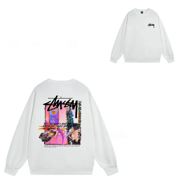 Stüssy Hoodies & Sweatshirts Crewneck Graphic Sweatshirt product detail image 8