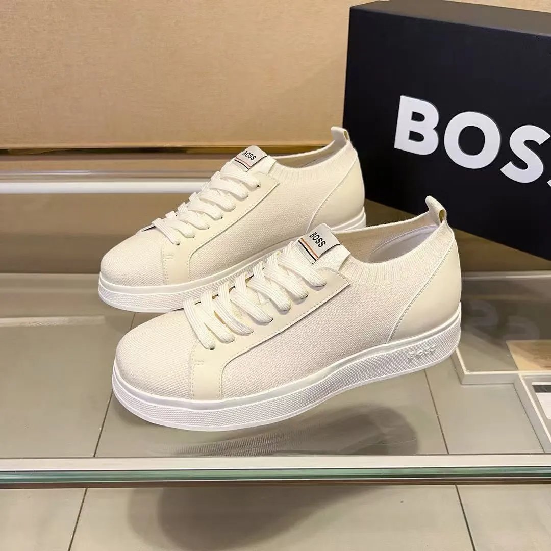 BOSS Sneakers Suede low-top lace-up — 21