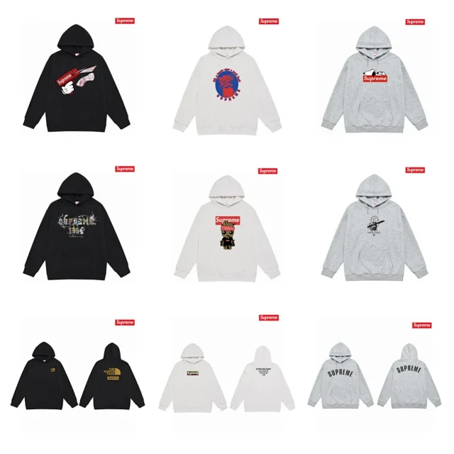 Supreme Hoodies & Sweatshirts Graphic Print Pullover Hoodie product detail image 1