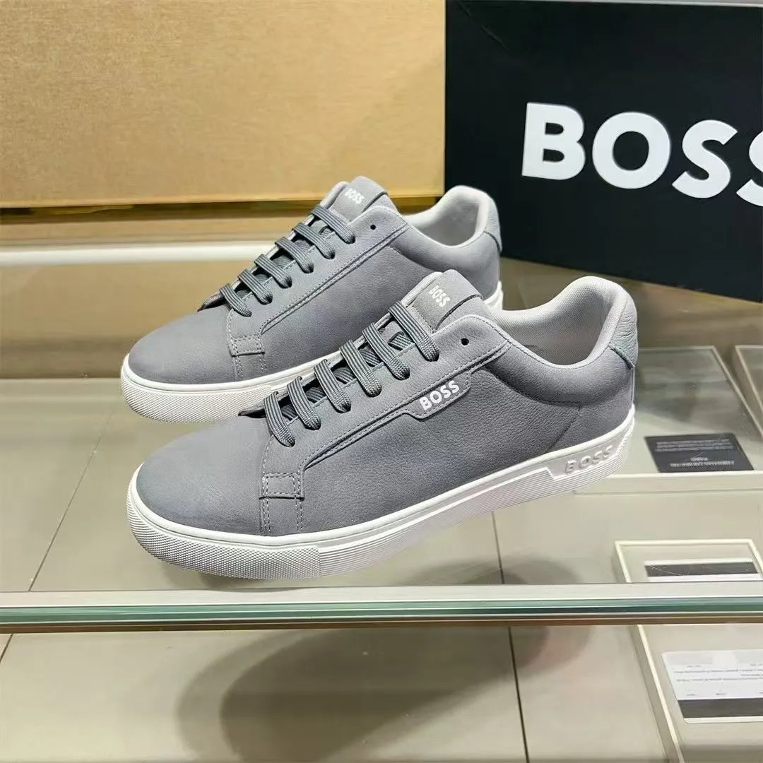 BOSS Sneakers Suede low-top lace-up — 06