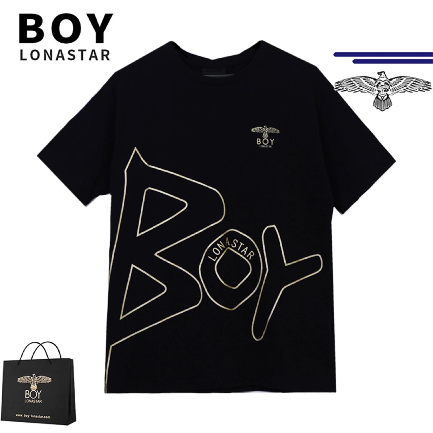 BOY London T-Shirts Eagle and wing graphic short-sleeve T-shirt image 6