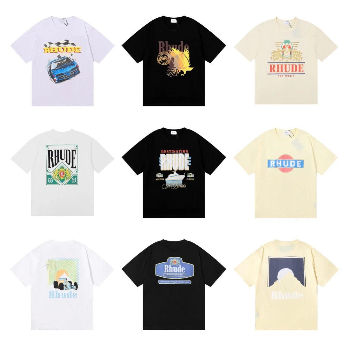 Rhude Printed Fashion T-shirt