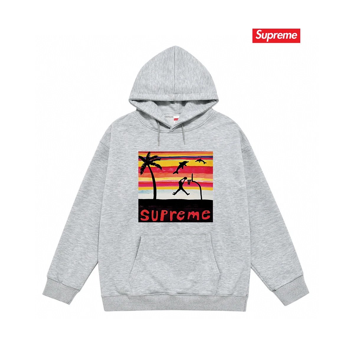 Supreme Hoodies & Sweatshirts Graphic Print Pullover Hoodie — 6