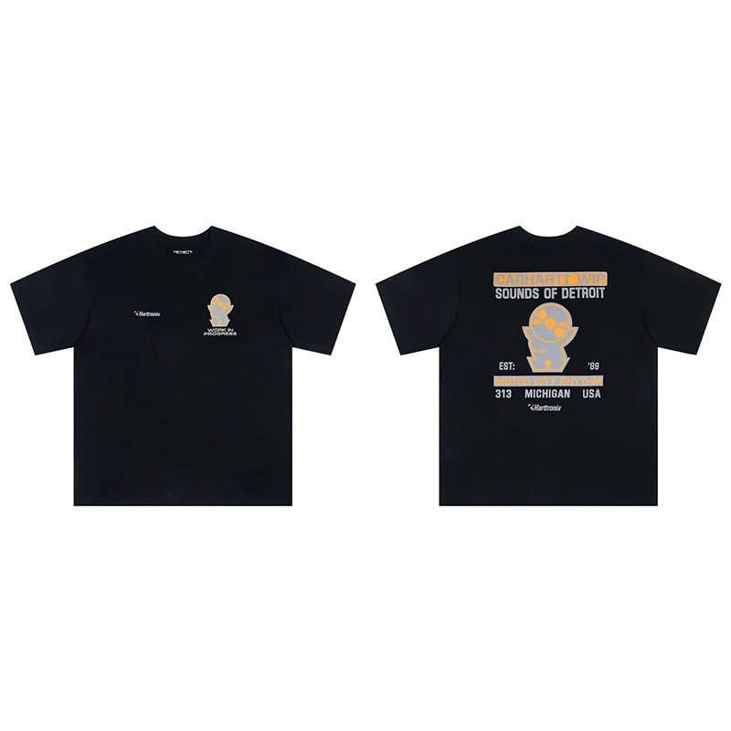 Carhartt T-Shirts Short-Sleeve Crew Neck Graphic Logo T-Shirt — 202 Black