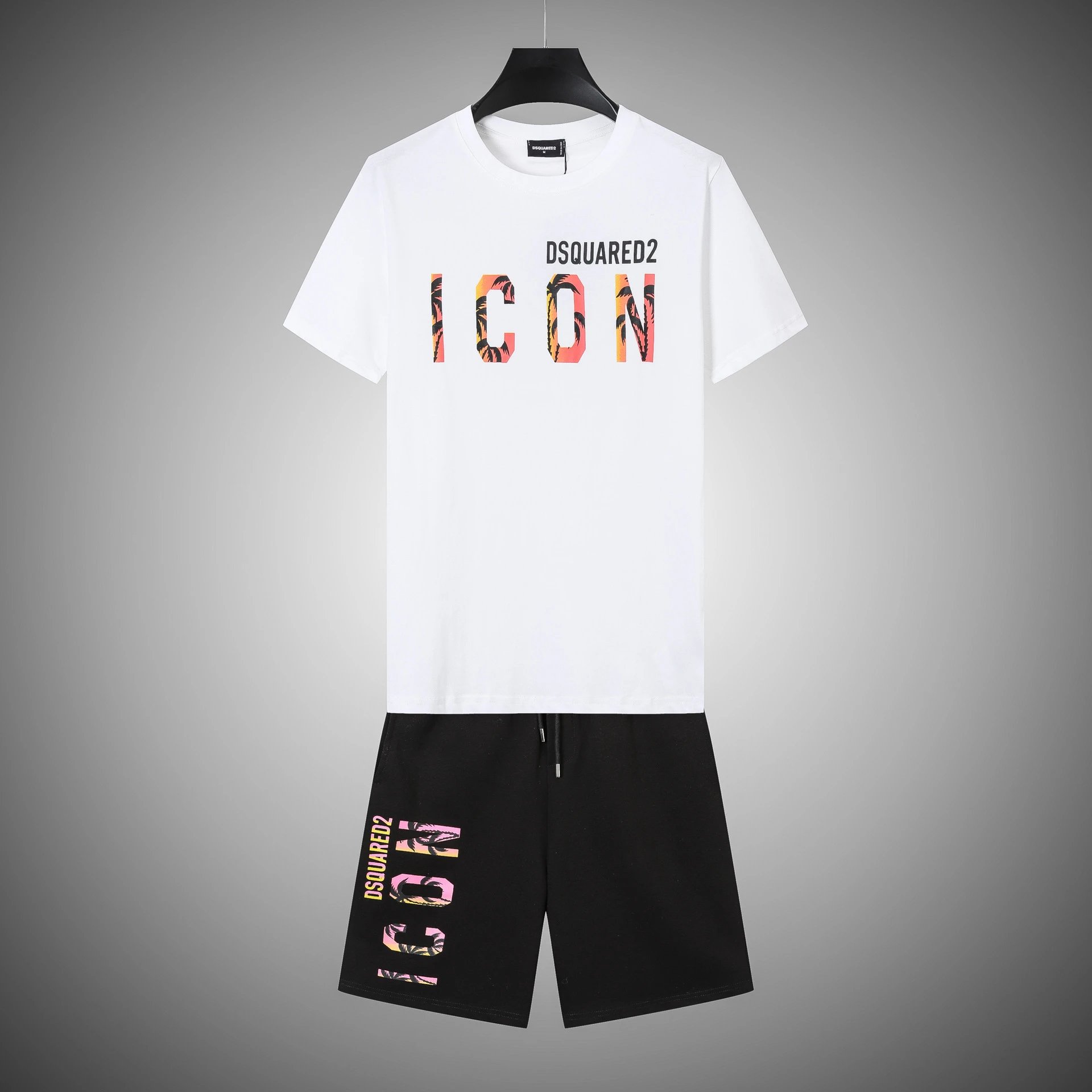 DSQUARED2 Matching Sets U3DS-2 Graphic T-Shirt and Shorts Set — 2