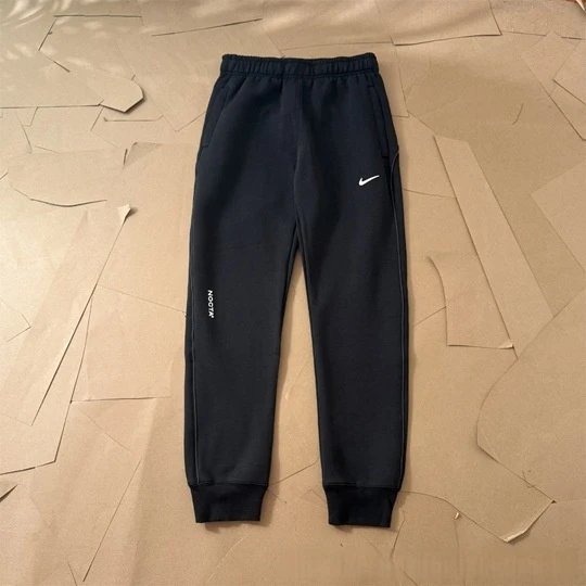 Nike Tracksuits NOCTA hooded zip-up tracksuit — 03 Black Sweat Pants with Reflective Strip