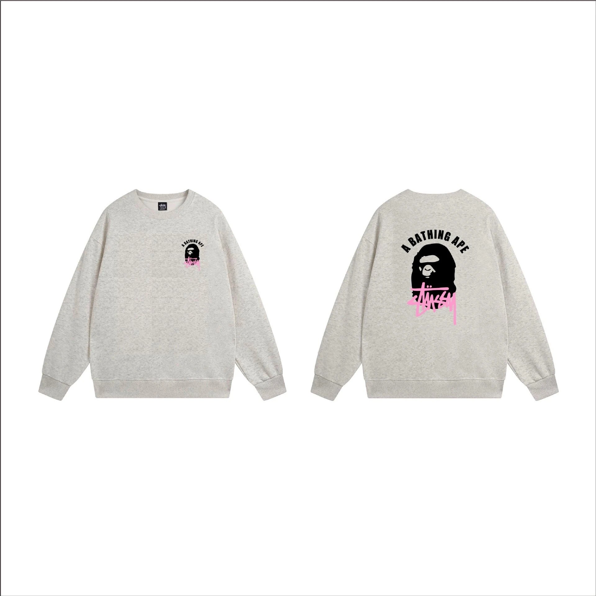Stüssy Hoodies & Sweatshirts Crewneck Sweatshirt with Ape Head Graphic — 7