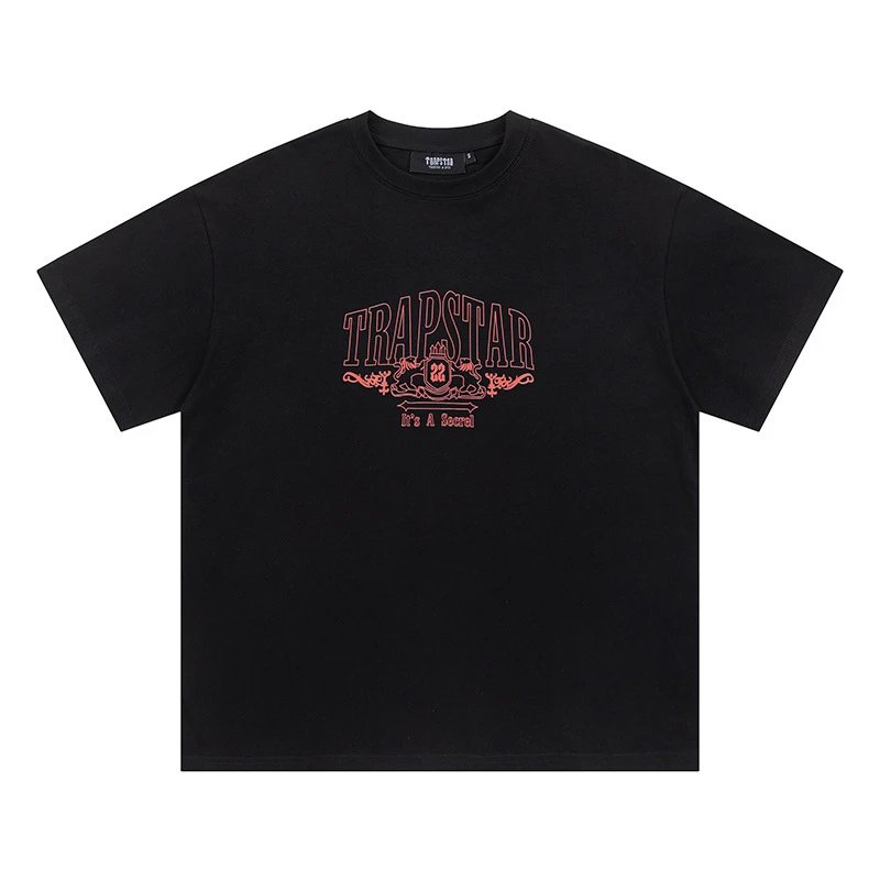 Trapstar T-Shirts Graphic Logo Print — 700 black
