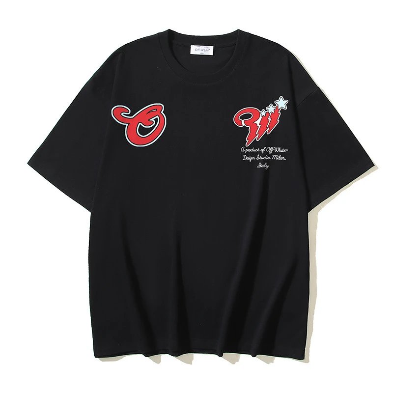 Off-White T-Shirts Logo Print — 1094 black