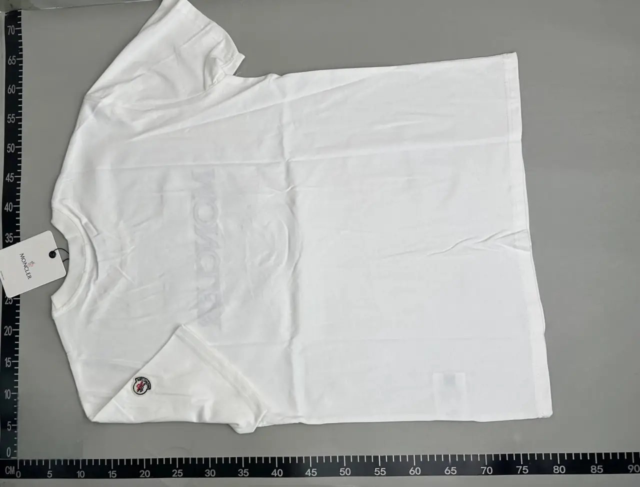 Moncler T-Shirts Logo Graphic Short-Sleeve Crewneck image 4