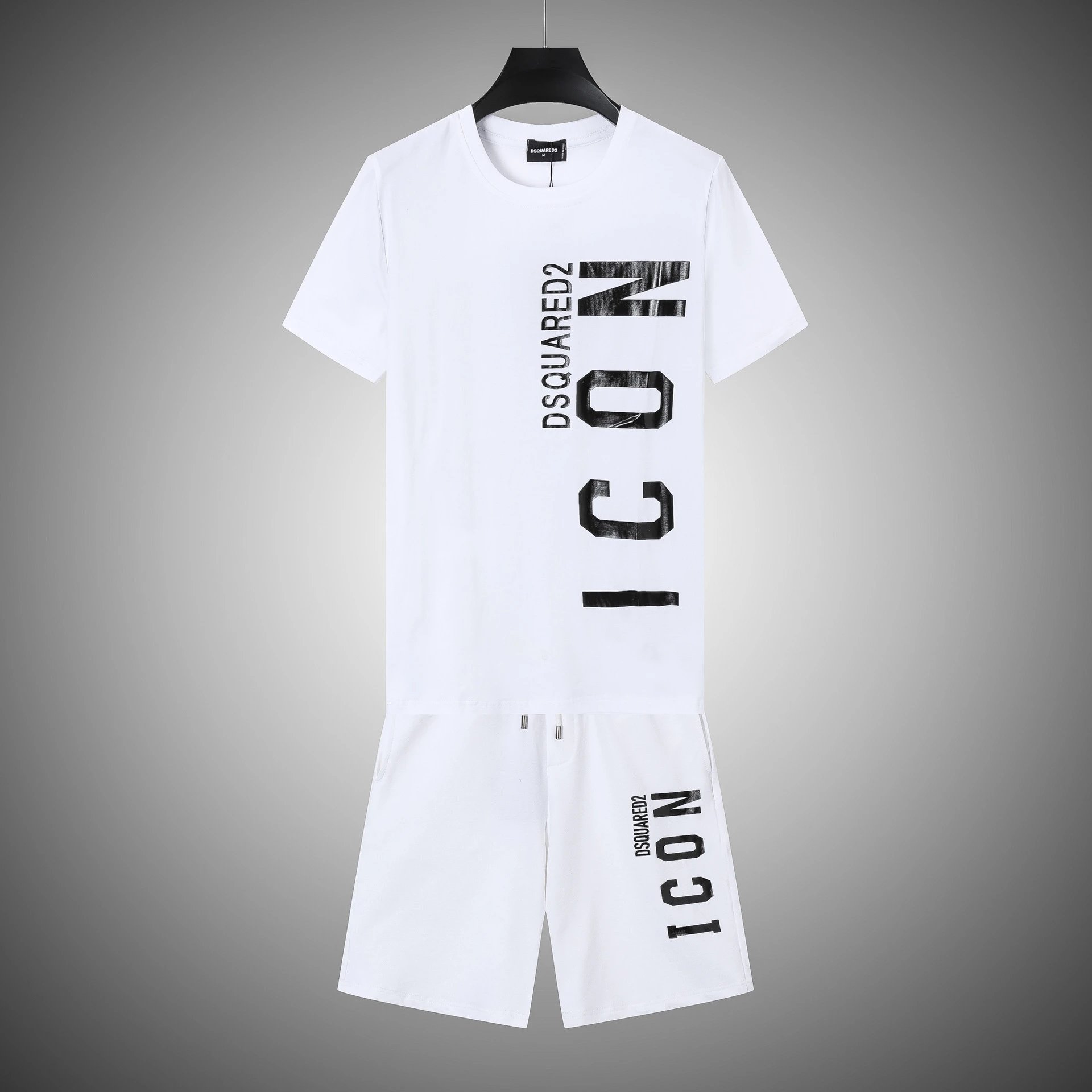 DSQUARED2 Matching Sets U3DS-2 Graphic T-Shirt and Shorts Set — 14