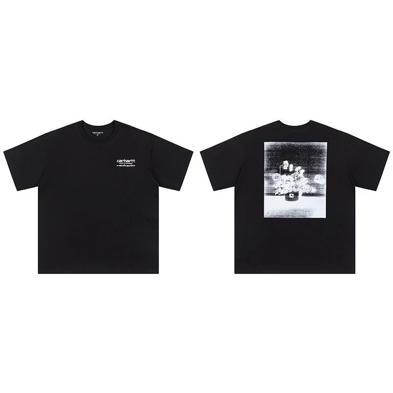 Carhartt T-Shirts Logo Print — 8012 black