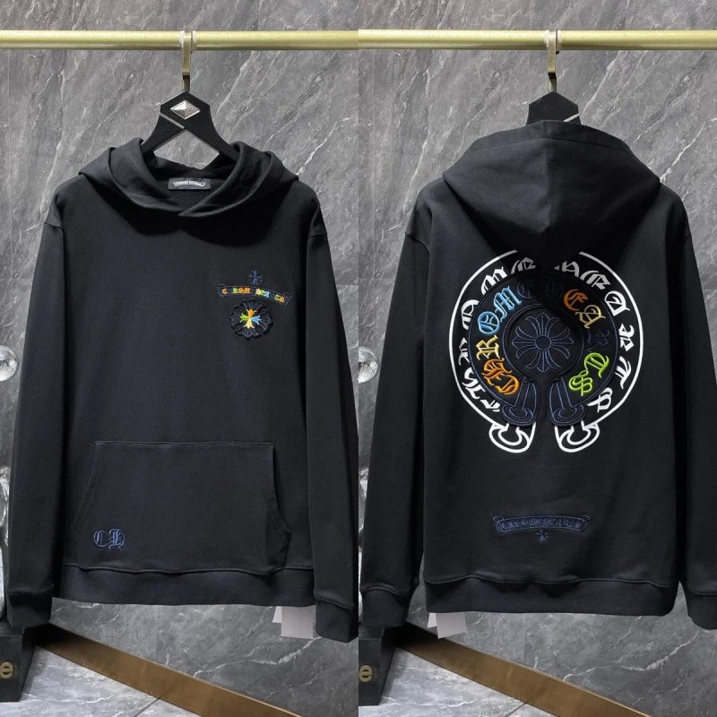 Chrome Hearts Hoodies & Sweatshirts Cross Graphic Pullover Hoodie — 8656 Black
