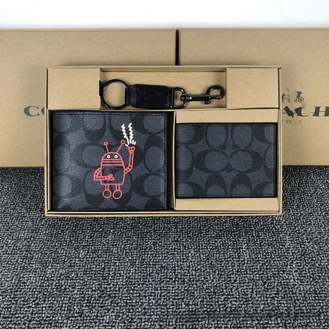 Coach Wallets & Card Holders Signature C Three-Piece Wallet, Holder and Keychain Set product detail image 4