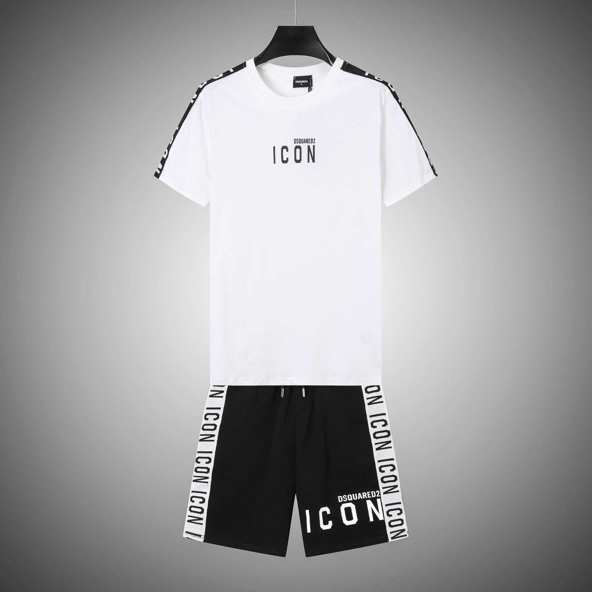 DSQUARED2 Matching Sets U3DS-2 Graphic T-Shirt and Shorts Set — 4
