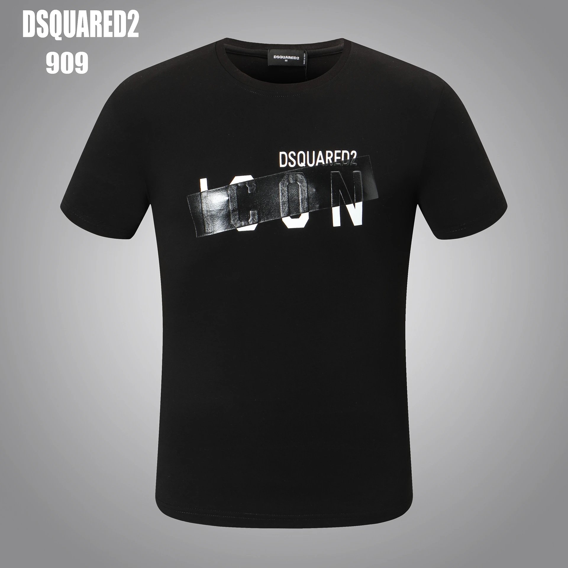 Dsquared2 T-Shirts Graphic Print — DQ 909 black