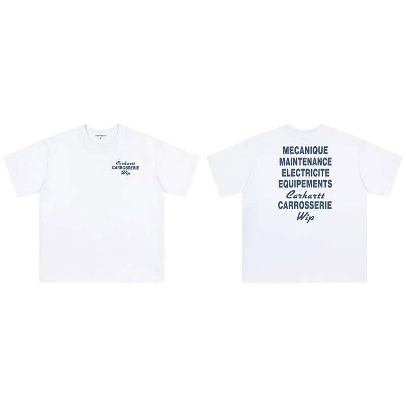 Carhartt T-Shirts Logo Print — 8020 white