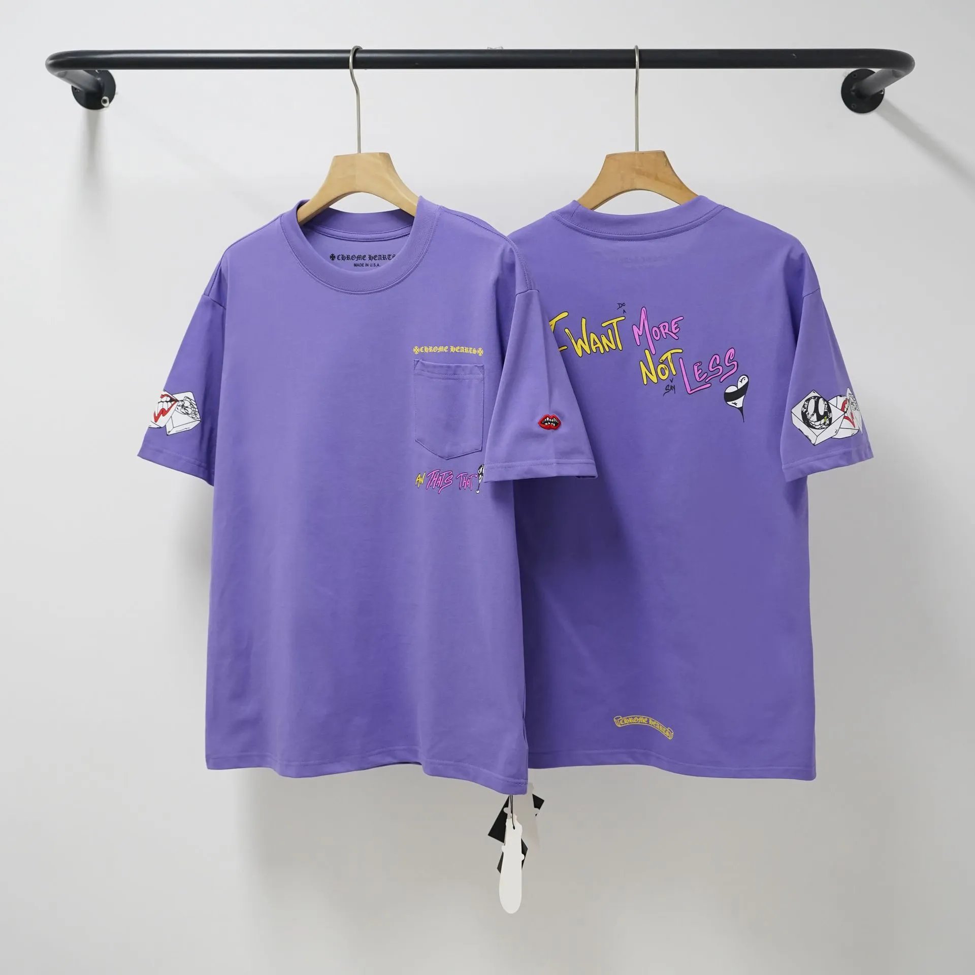 Chrome Hearts T-Shirts Oversized graphic pocket T-shirt — 24