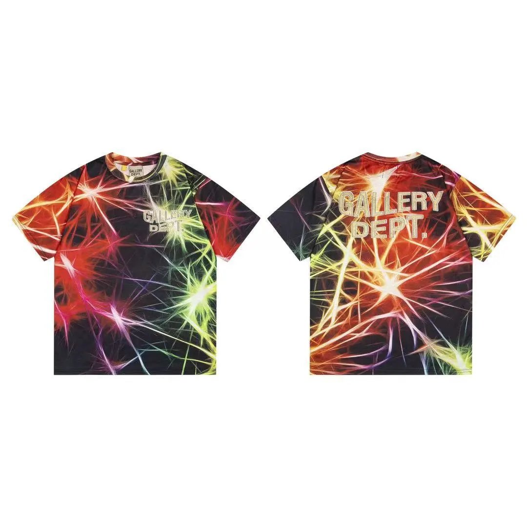 Gallery Dept. T-Shirts Graphic Tie-Dye Short-Sleeve T-Shirt — 505 color matching
