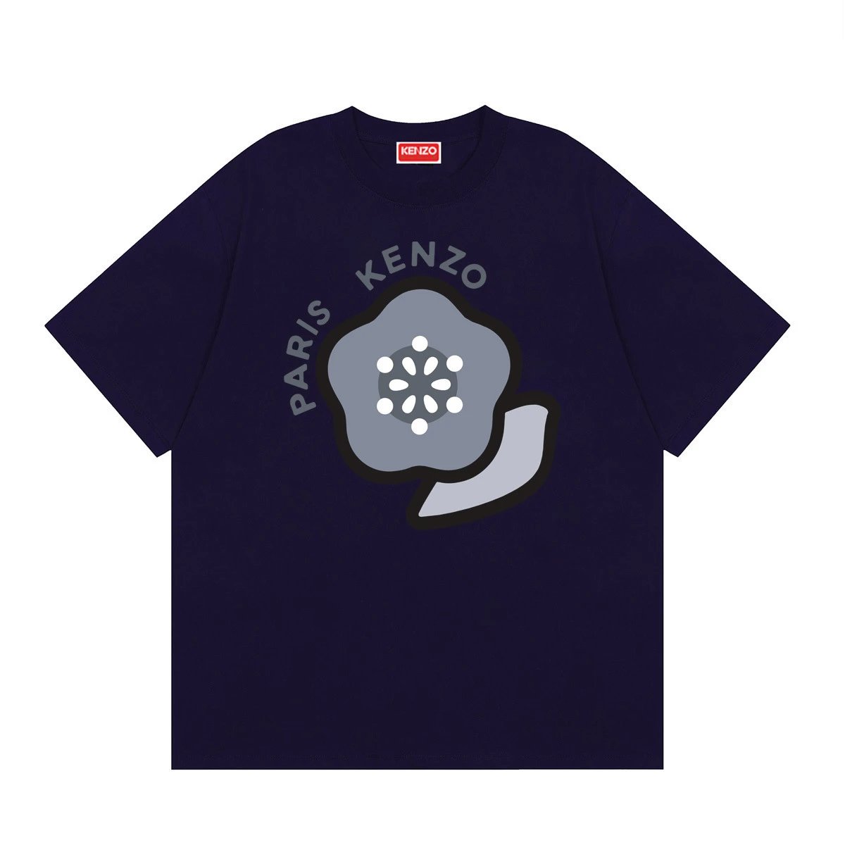 Kenzo T-Shirts Short-Sleeve Graphic Print — 158 Navy blue