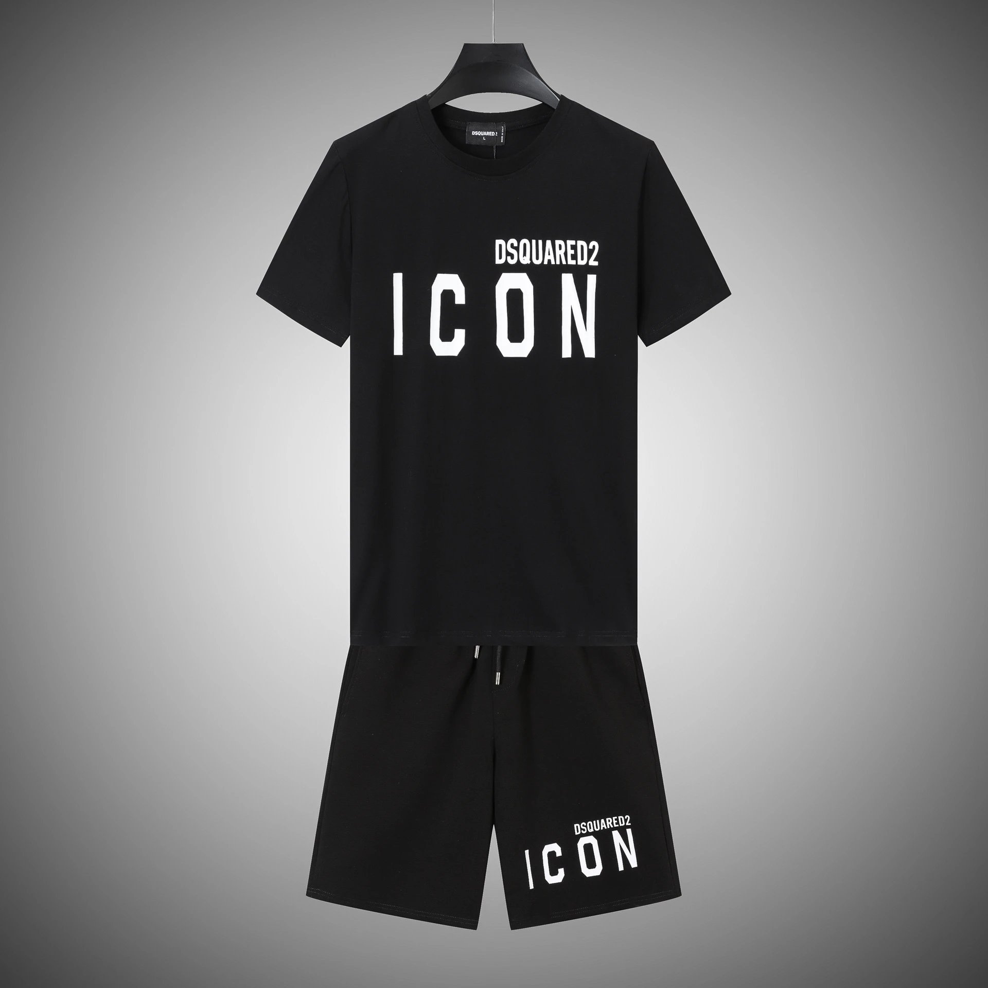 DSQUARED2 Matching Sets U3DS-2 Graphic T-Shirt and Shorts Set — 13