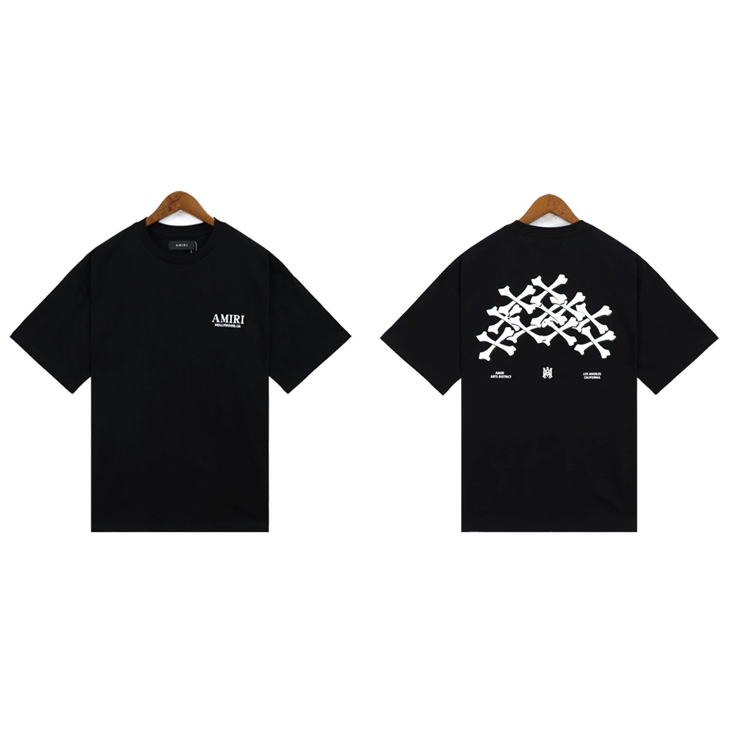 AMIRI Multiple graphic T-shirt designs — 2209 black