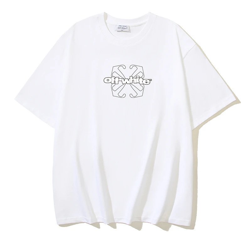 Off-White T-Shirts Logo Print — 1096 white
