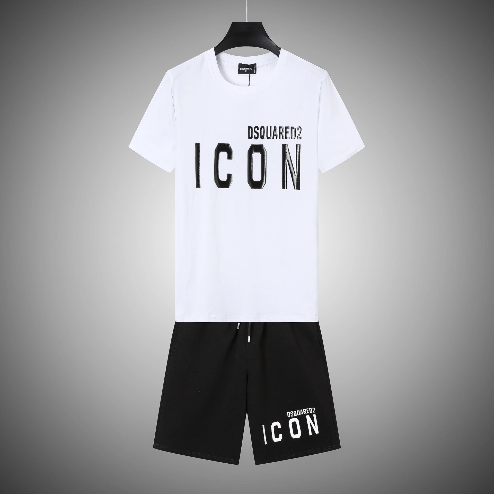 DSQUARED2 Matching Sets U3DS-2 Graphic T-Shirt and Shorts Set — 8