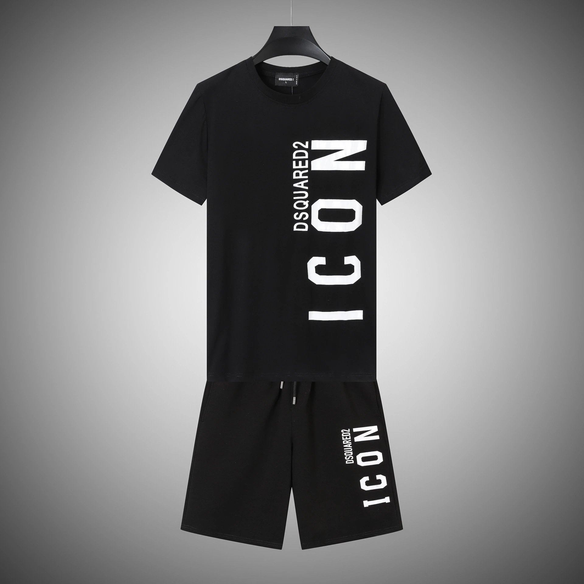 DSQUARED2 Matching Sets U3DS-2 Graphic T-Shirt and Shorts Set — 16