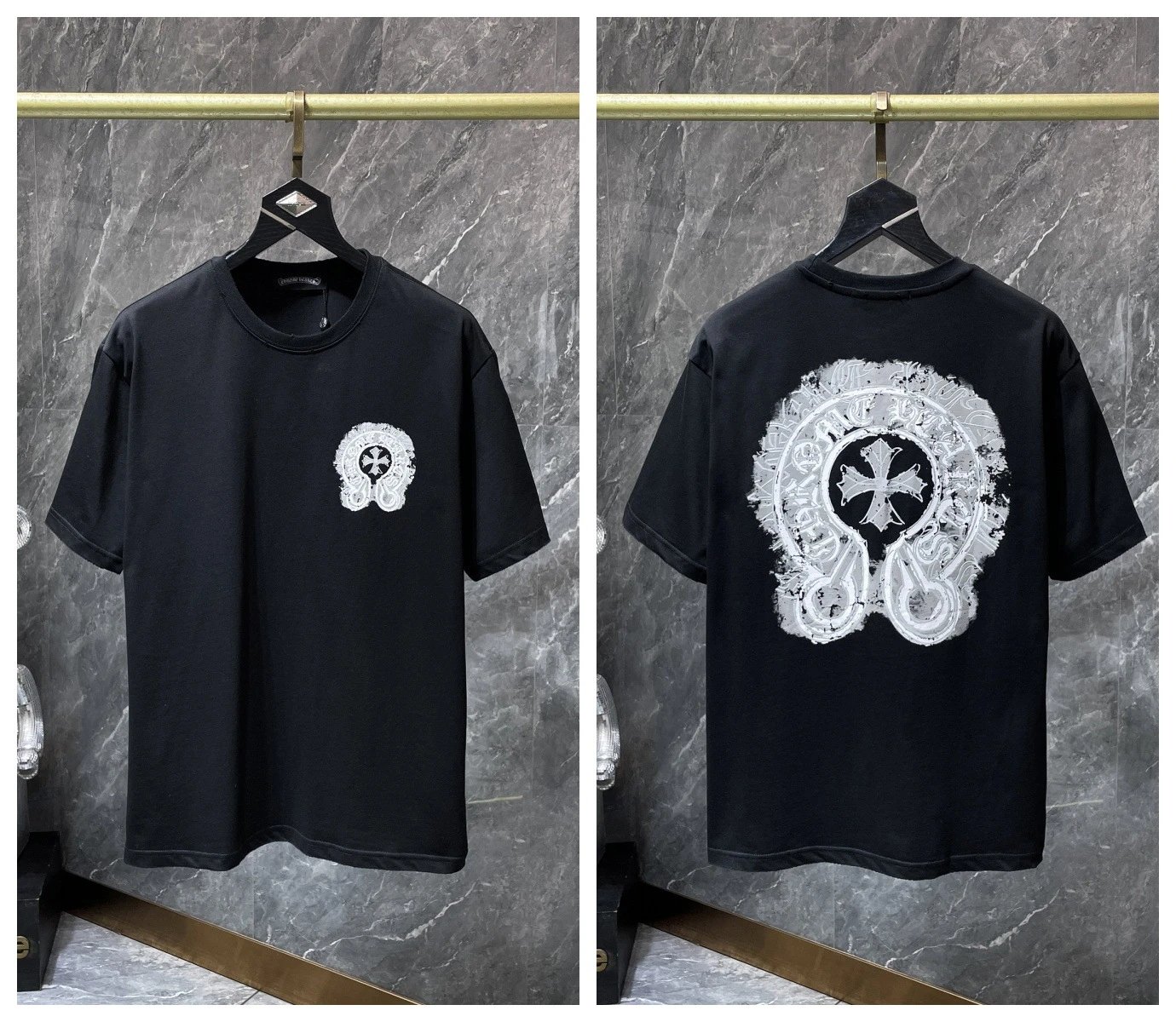 Chrome Hearts T-Shirts KLX09 graphic short-sleeve — 19